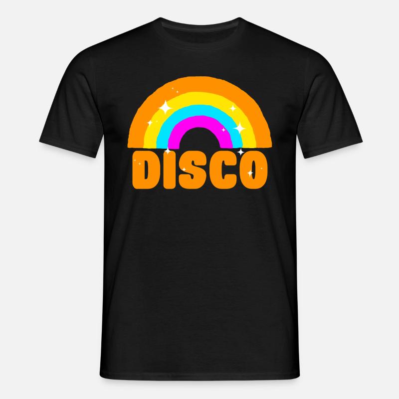 Disco Disko - Männer T-Shirt - Schwarz