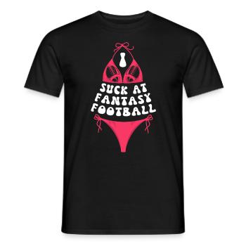 Mauvais joueur de football Fantasy - T-shirt homme - noir - Devant - AI Model Male 178 light (178cm)