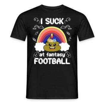Mauvais joueur de football Fantasy - T-shirt homme - noir - Devant - AI Model Male 178 light (178cm)