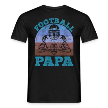 Football Dad Fantasy Football - Men's T-Shirt - black - Front - AI Model Male 178 light (178cm)