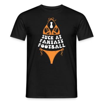 Mauvais joueur de football fantastique - T-shirt homme - noir - Devant - AI Model Male 178 light (178cm)