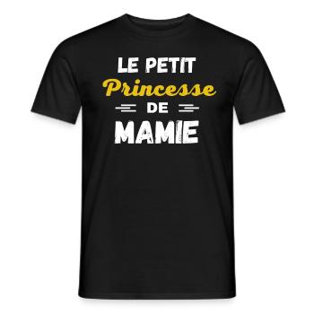 Le prince de mamie - T-shirt homme - noir - Devant - AI Model Male 178 light (178cm)