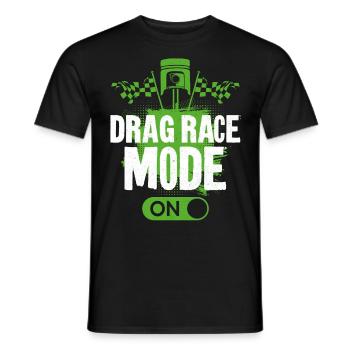 Course de dragsters Course de voitures Course de dragsters - T-shirt homme - noir - Devant - AI Model Male 178 light (178cm)