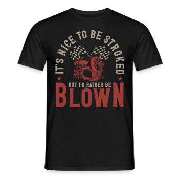 Drag Racing Race Car Pun It's Nice - Männer T-Shirt - Schwarz - Vorne - AI Model Male 178 light (178cm)