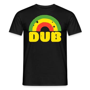 Dub Reggea - Männer T-Shirt - Schwarz - Vorne - AI Model Male 178 light (178cm)