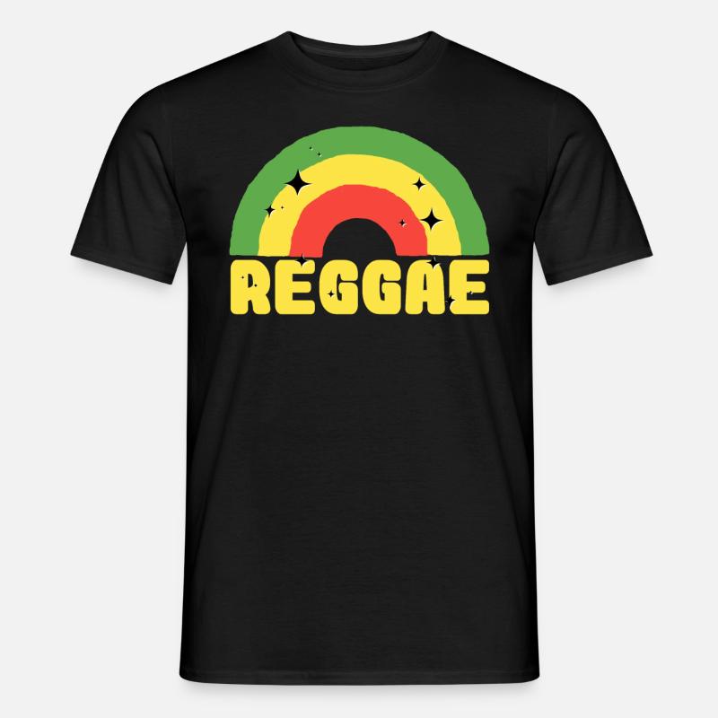 reggae - Männer T-Shirt - Schwarz