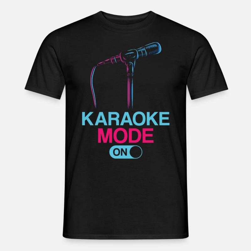 Karaoké Singer Mode Karaoké activé - T-shirt homme - noir