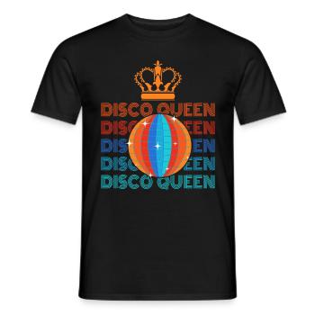 Retro Groovy Disco Vintage Club Lifestyles Party - Men's T-Shirt - black - Front - AI Model Male 178 light (178cm)