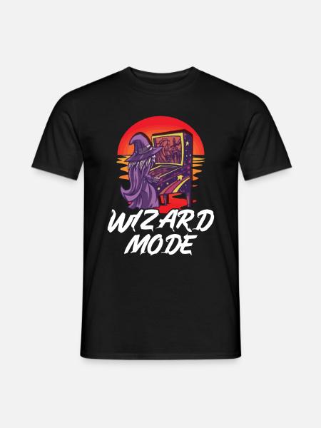 Arcade-Maschinen Spiel Lifes Retro Flipper Flipper - Männer T-Shirt - Schwarz