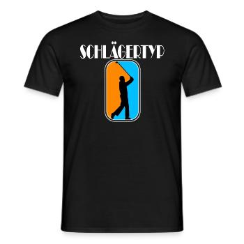 golf schlägertyp Golf - Männer T-Shirt - Schwarz - Vorne - AI Model Male 178 light (178cm)