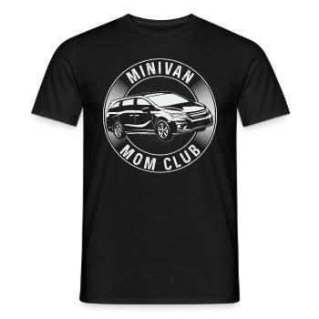 Rides Minivan Super Mom Minivan Mothers Lebenssti - Men's T-Shirt - black - Front - AI Model Male 178 light (178cm)