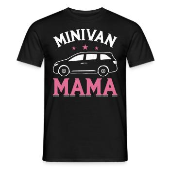Super Mom Minivan Moms Drives Minivan Lifestyle - Men's T-Shirt - black - Front - AI Model Male 178 light (178cm)