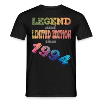 LEGEND AND LIMITED EDITION - Männer T-Shirt - Schwarz - Vorne - AI Model Male 178 light (178cm)