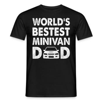 Promenades Minivan Dad Vie Conduire Minivan Dads Gesc - T-shirt homme - noir - Devant - AI Model Male 178 light (178cm)