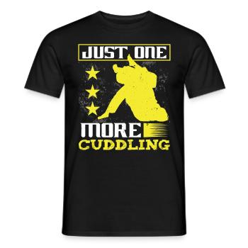 Jiu Jitsu Juste un Jujutsu MMA câlin de plus - T-shirt homme - noir - Devant - AI Model Male 178 light (178cm)