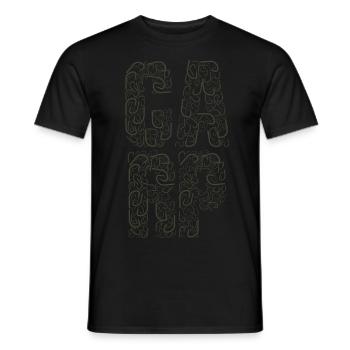 Karpfen Carp Haken Hook Karpfenangeln Oliv - Männer T-Shirt - Schwarz - Vorne - AI Model Male 178 light (178cm)