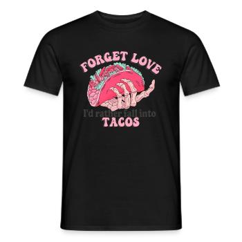 Anti Valentinstag Herz Liebe Geschenkidee Horror - Männer T-Shirt - Schwarz - Vorne - AI Model Male 178 light (178cm)