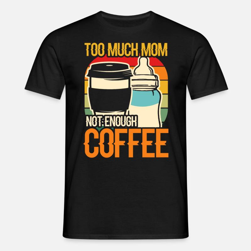 Mutter Beruf Geburt Kind - Männer T-Shirt - Schwarz