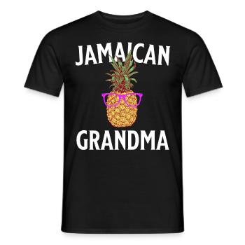 Jamaica Oma Jamaica Grossmutter - Männer T-Shirt - Schwarz - Vorne - AI Model Male 178 light (178cm)