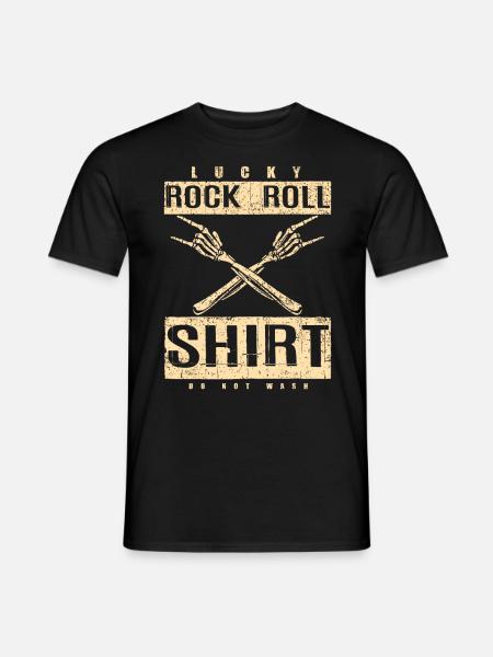 Rock and Roll Music - Men's T-Shirt - black