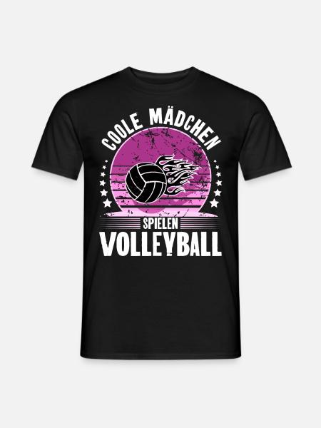 Volleyball - Männer T-Shirt - Schwarz