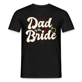 Vater der Braut Trauzeuge Hochzeit - Männer T-Shirt - Schwarz - Vorne - AI Model Male 178 light (178cm)