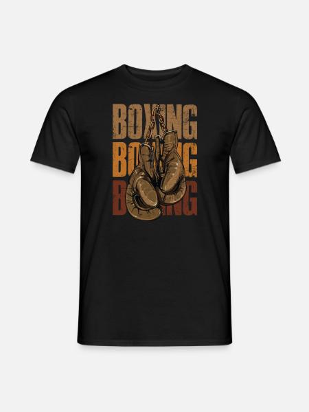 Boxing Gloves Retro - Men's T-Shirt - black