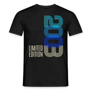 20 Anniversaire Jeunes filles Citation Cadeau 2003 - T-shirt homme - noir - Devant - AI Model Male 178 light (178cm)