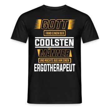 Ergotherapeut, einer der coolsten Männer der Welt - Männer T-Shirt - Schwarz - Vorne - AI Model Male 178 light (178cm)