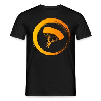 Sporty Hobby Leidenschaft Fallschirmspringen - Männer T-Shirt - Schwarz - Vorne - AI Model Male 178 light (178cm)