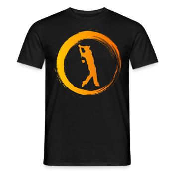 Sporty Hobby Leidenschaft Golf - Männer T-Shirt - Schwarz - Vorne - AI Model Male 178 light (178cm)