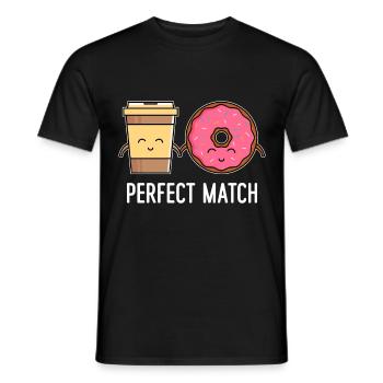 You complete me perfect match Valentine's Day - Men's T-Shirt - black - Front - AI Model Male 178 light (178cm)