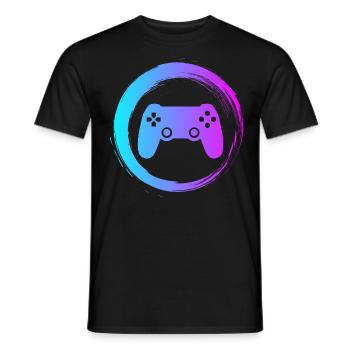 Sporty Hobby Leidenschaft Gaming - Männer T-Shirt - Schwarz - Vorne - AI Model Male 178 light (178cm)