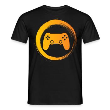 Sporty Hobby Leidenschaft Gaming - Männer T-Shirt - Schwarz - Vorne - AI Model Male 178 light (178cm)