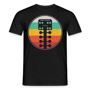 Drag Racing Race Car Retro Vintage - Männer T-Shirt - Schwarz - Vorne - AI Model Male 178 light (178cm)