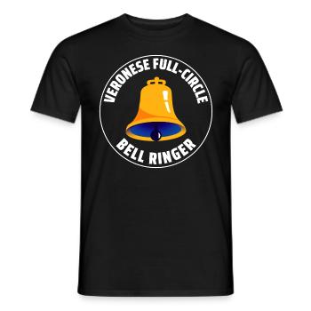 Veroneser Vollkreis Glockenläuter Hobby - Männer T-Shirt - Schwarz - Vorne - AI Model Male 178 light (178cm)