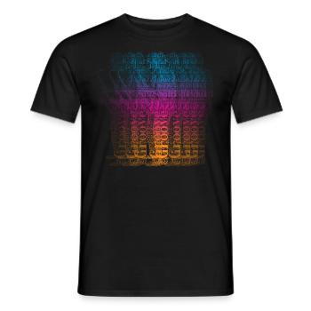 Saxophone Jazz Rétro - T-shirt homme - noir - Devant - AI Model Male 178 light (178cm)