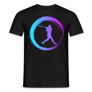 Sporty Hobby Leidenschaft Baseball - Männer T-Shirt - Schwarz - Vorne - AI Model Male 178 light (178cm)