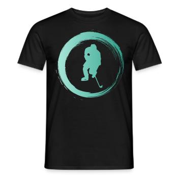 Sporty Hobby Leidenschaft Eishockey - Männer T-Shirt - Schwarz - Vorne - AI Model Male 178 light (178cm)