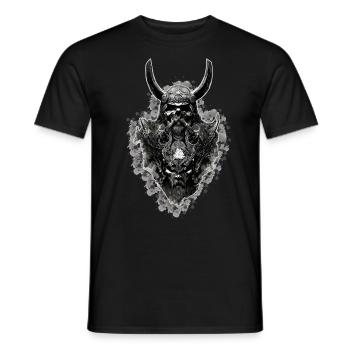Vikings Rune nordique Vikings Valhalla Vikings - T-shirt homme - noir - Devant - AI Model Male 178 light (178cm)