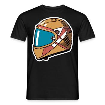Motorcycle Lifestyle / Motorcycle / Motorcycle biker - Men's T-Shirt - black - Front - AI Model Male 178 light (178cm)