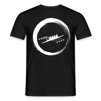 Sporty Hobby Leidenschaft Rudern - Männer T-Shirt - Schwarz - Vorne - AI Model Male 178 light (178cm)