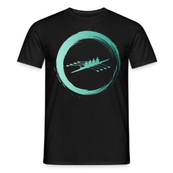 Sporty Hobby Leidenschaft Rudern - Männer T-Shirt - Schwarz - Vorne - AI Model Male 178 light (178cm)