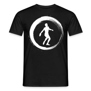 Sporty Hobby Leidenschaft Discus - Männer T-Shirt - Schwarz - Vorne - AI Model Male 178 light (178cm)