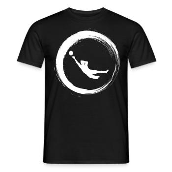 Sporty Hobby Leidenschaft Torwart - Männer T-Shirt - Schwarz - Vorne - AI Model Male 178 light (178cm)