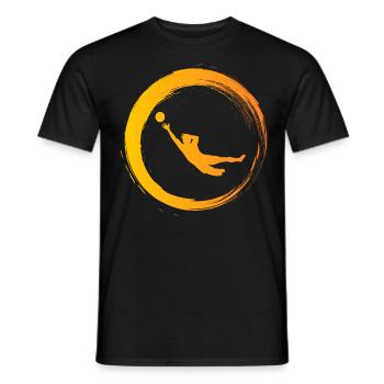 Sporty Hobby Leidenschaft Torwart - Männer T-Shirt - Schwarz - Vorne - AI Model Male 178 light (178cm)