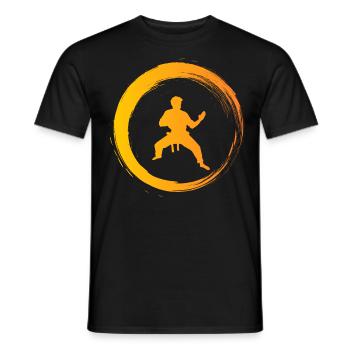 Sporty Hobby Leidenschaft Karate - Männer T-Shirt - Schwarz - Vorne - AI Model Male 178 light (178cm)