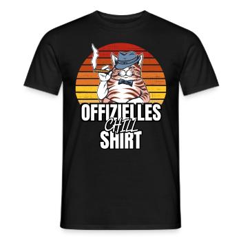 Katzen Katze Katzenshirt Katze Geschenkidee kitten - Männer T-Shirt - Schwarz - Vorne - AI Model Male 178 light (178cm)