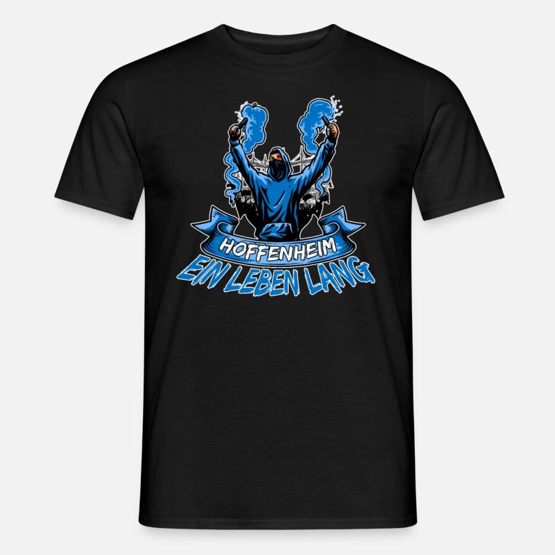 Hoffenheim ein Leben lang - Männer T-Shirt - Schwarz