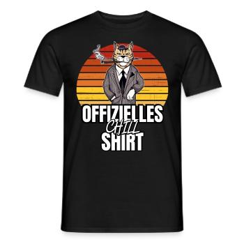 Katzen Katze Katzenshirt Katze Geschenkidee kitten - Männer T-Shirt - Schwarz - Vorne - AI Model Male 178 light (178cm)
